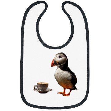 Discover Coffee Fun Atlantic Puffin Coffee Bibs