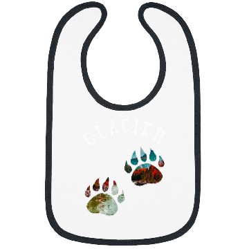 Discover Bear Pet Glacier National Park Bear Design Bibs