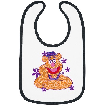 Discover Bear Pet The Muppets Fozzy Bear Paisley Bibs