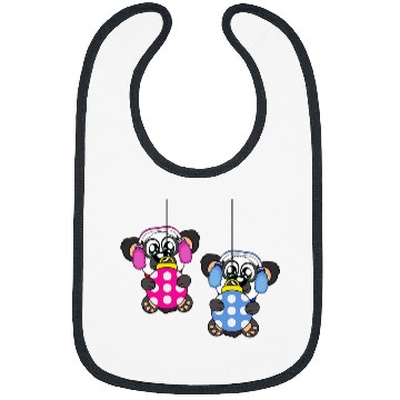 Discover Panda Pet Christmas Balls Winter Snow Bibs