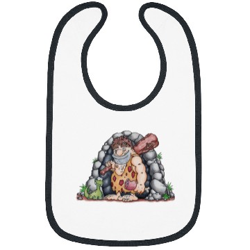 Discover Caveman Man Cave Bibs