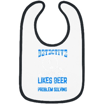 Discover Detective Multi Tasking Problem Solving Distressed Design Bibs