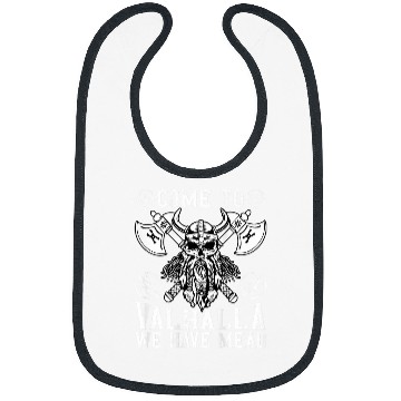 Discover Come To Valhalla We Have Mead BACKPRINT Viking Bibs