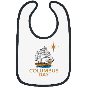 Discover Columbus Day Cristofo Colombo Bibs