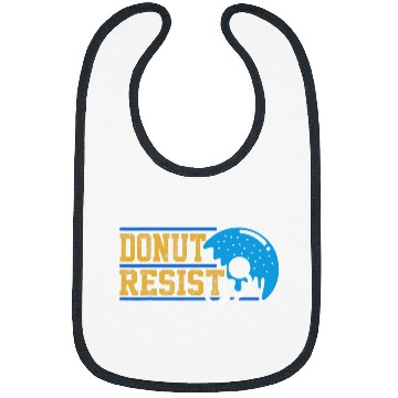 Discover Donut Resist Police Officer Thin Blue Line For Men Women Bibs