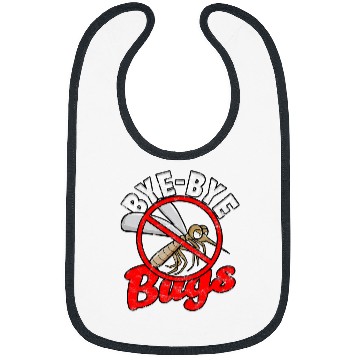 Discover Byebye bugs Insect Terminator Pest Warrior Bibs