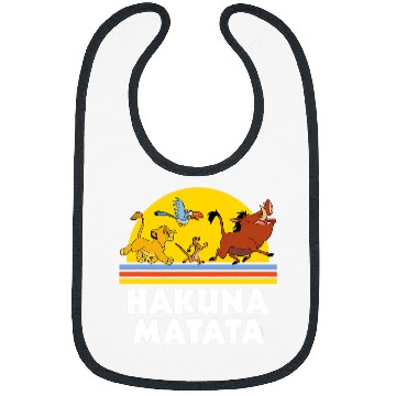 Discover Lion Pet King Hakuna Matata Sunset Bibs