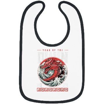 Discover Dragon Pet Red Warrior Confident Courageous Bibs