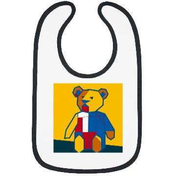 Discover Bear Pet Constructivist Teddy Bear Bibs