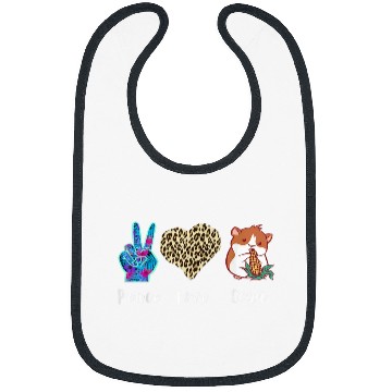 Discover Hamster Pet Corn Love Peace Hamster Guinea Pig Maize Crop Corn Lover 1 Bibs
