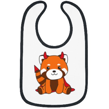 Discover Panda Pet Red Panda Halloween Cute Devil Costume Halloween 2 Bibs