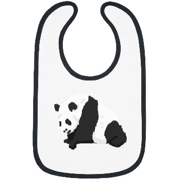 Discover Panda Pet 8 bit Pixel Gamer Bibs
