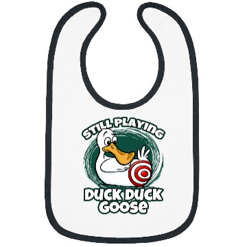Discover Duck Pet Funny Still Playing Duck Duck Gooses Duck Hunting Bibs