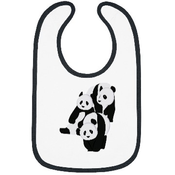 Discover Panda Pet stuffed animal costume three bears Bibs