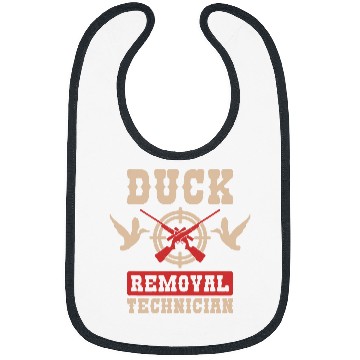 Discover Duck Removal Technician Duck Hunting Waterfowl Hunter Bibs