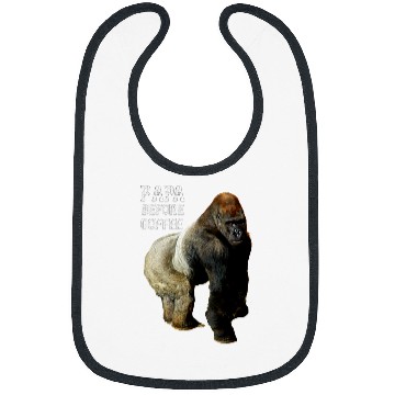 Discover Coffee Fun Papa Before Coffee Father Silver Back Gorilla Bibs