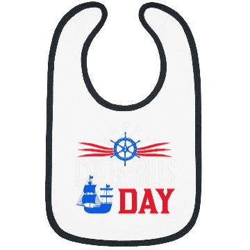 Discover Happy Columbus Day Celebration Bibs
