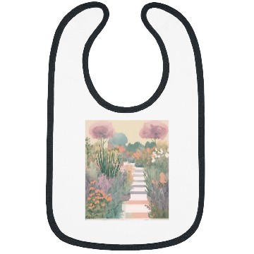 Discover Herb Garden Bloom Pastel Aroma Bibs