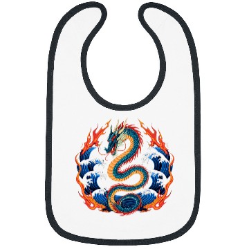 Discover Dragon Pet Chinese Art Mens Womens Year Of The Dragon 4 Bibs