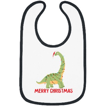 Discover Cute Brontosaurus Christmas Tree Lights Bibs