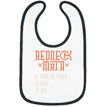 Discover Beer Fun Redneck Math Hell Yeah gimme me another beer Bibs