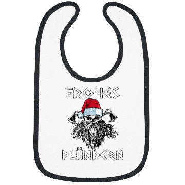 Discover Merry Plundering Valhalla Viking Christmas Outfit Bibs