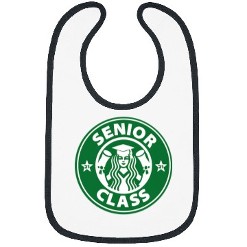 Discover Coffee Fun Class of Coffee Senior Year TwentyOne Style Graduation Bibs