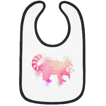 Discover Panda Pet Colourful red panda Bibs