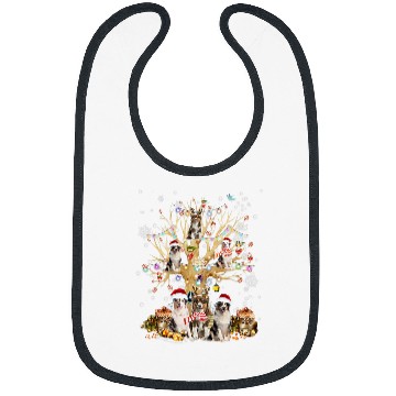 Discover australian shepherd christmas tree ornament dog lover Bibs
