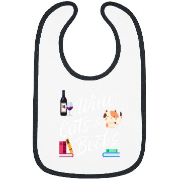 Discover Wines Fun Books Cats Funny Cute Reader Cat Mom Bibs