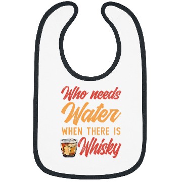 Discover Wines Fun Bourbon Whiskey Water and Whisky Bibs