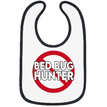 Discover Cool Bed Bug Hunter Design Exterminator Parasite Bibs