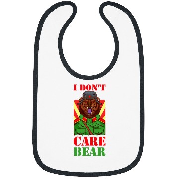 Discover Bear Pet I Dont Care Bear Bibs