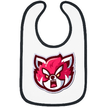 Discover Panda Pet Angry Red Panda Bibs