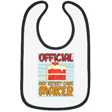 Discover Officially Red Velvet Cake Maker Cooking Chef Bibs