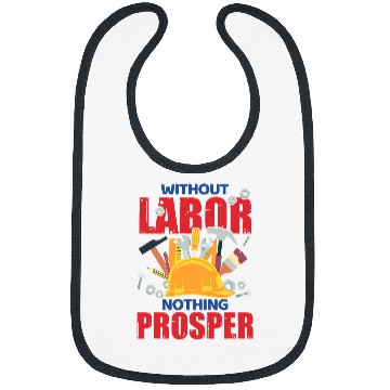 Discover Labor Day Quote Proud Union Laborer Worker Skilled Labor 5 Bibs