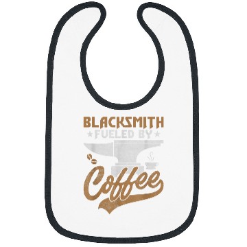 Discover Coffee Fun Blacksmith Fueled By Coffee Ironworker Forger Farrier Bibs