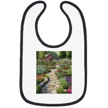 Discover Farm Girls Herb Garden Stone Pathways Bibs