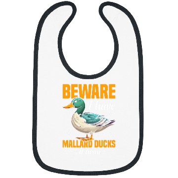 Discover Duck Pet Essentials Duck Toys Enclosure Mallard Duck Mom Bibs