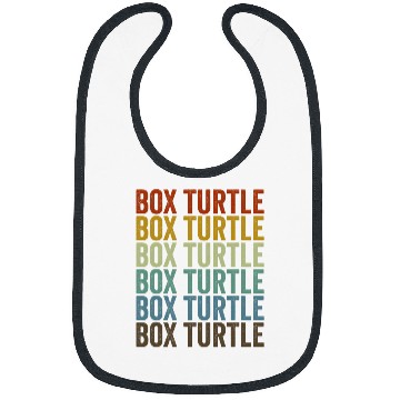 Discover Turtle Pet Box Turtle Retro Bibs