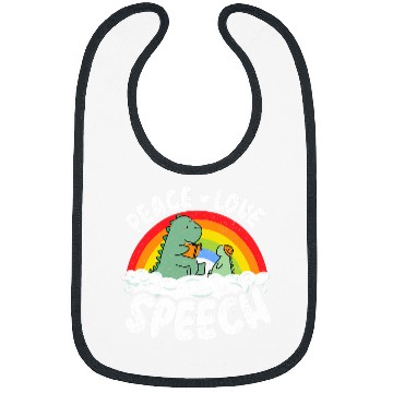 Discover Peace Love Speech Therapy Speech Language Pathologist SLP Bibs