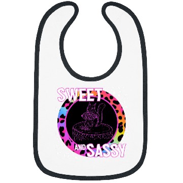 Discover Squirrel Pet 90s Nostalgia Rainbow Leopard Print Tropical Bibs