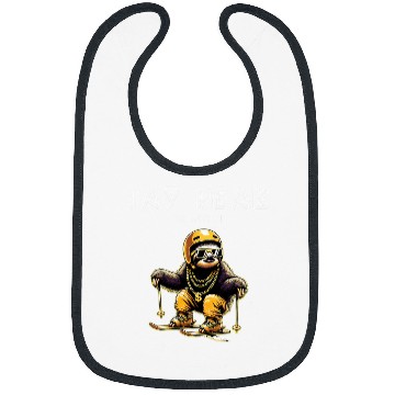Discover Sloth Pet Jay Peak Vermont Cool Sloth on Ski Bibs