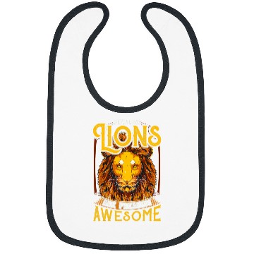 Discover Lion Pet Aesthetic Positive Affirmation Bibs