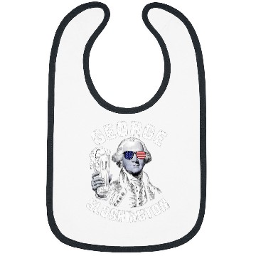 Discover Beer Fun George Sloshington President George Washington Drinking Beer Bibs