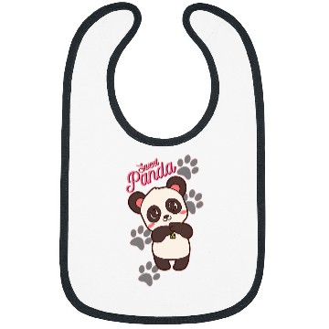 Discover Panda Pet Sweet Quiet Panda Nostalgia Design Bibs
