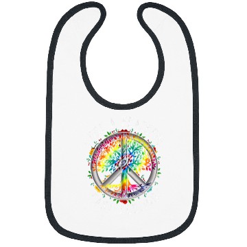 Discover I Got Peaceful EasyFeeling Tie Dye Hippie 1960s Peaceful Bibs