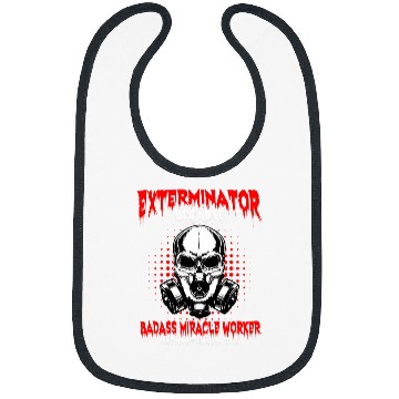 Discover Exterminator Eradicator Terminator Practitioner Pest Control 2 Bibs
