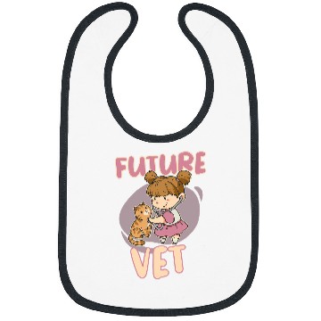 Discover Pets Veterinarian Animals 2 Bibs