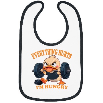Discover Duck Pet Everything Hurts And I m hungry Duck Bibs